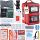 IFAK Trauma Kit 18Pcs, Tactical First Aid Kit with Venom Extractor & Emergency Blanket, Trauma Kit Combat Pack for Trauma Wound Care, Gunshot, Outdoor, Hiking, Car & Camping