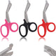 Set of 3 Pcs (Pink, Red, Black) Paramedic Utility Bandage Trauma 'Emt Ems Shears Scissors 5.5 Inch Stainless Steel, Nursing Scissors, Nurse Scissors, Emergency First Aid Scissors, 5.5