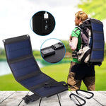 30W Solar Charger Outdoor Foldable Solar Panels 5V USB Portable Solar Smartphone Battery Charger Waterproof Solar Panel Phone Chargers for Camera Flashlight Camping Hiking Backpacking