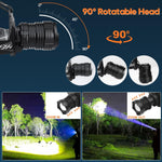 LED Headlamp Rechargeable, Upgraded 30W Super Bright Head Lamp100000 High Lumen