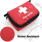 6Pcs Mini Empty First Aid Bag, 5.5X3.5X1.5 Inches Small First Aid Kit, Emergency Medical Essentials Pouch Bag for Travel, Car, Home, Office, Camping, Outdoors, Hiking (Bag Only)