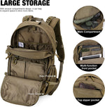 25L Tactical Backpack + Molle Tactical Utility Pouch