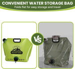 6Pack Collapsible Water Container 8L/2 Gallon Water Jug, Water Storage Bag, Collapsible Water Bag for Travelling, Emergency Water Bag Suitable for Camping Essentials, Survival Gear, Camping Water Jug