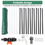 100 Gallon Collapsible Rain Barrel, Portable Water Storage Tank