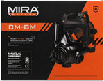 CM-8M Full-Face CBRN Gas Mask W/Canteen - Reusable Survival Nuclear Chemical Respirator for Prepper Gear and Supplies - Best Particulate Protection for Disaster, Tactical, & General Use