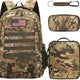 Camo Kids Backpack Set - 3-in-1 with Lunch Box