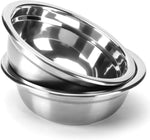 2 Pack 7.2" Stainless Steel Dog Bowls 50Oz Thickened Durable Replacement Dog Food Bowls for Food and Water, Fit for  Bowl Stand DB-B01/DB-B03