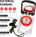 Compass Hiking Survival, Wilderness Survival Compass for Kids- Magnetic Gear Set Navigation Map- Backpacking Camping Hunting Survival