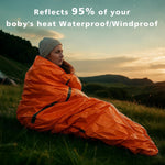 Emergency Sleeping Bag Survival Bag, Portable Waterproof Thermal Bivy Sacks,Bivvy Bags,Camping Mylar Sleeping Bag Survival Gear Emergency Blankets Survival Shelter
