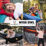 Camping Hammock ? up to 500Lbs Portable Hammock with Tree Straps - Travel, Backpacking, Hiking, Outdoors Camping Gear - Single or Double