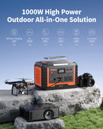 EBL Portable Power Station Voyager 1000W