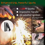 Survival Fire Starter Kit - Ferro Rod & Magnesium Fire Starter Compact Solo Stove with Flint and Steel to Firestarter Fireplace Pit for Outdoor Camping Bushcraft Hiking Emergency Gadgets