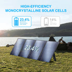 Solarplay Portable Power Station, 2400W/2160Wh Large Capacity Solar Power Station, with 200W Solar Panel, 4 AC Outlets (4800W Peak), Emergency Power Station for Home, Camping, Outdoor Battery Backup