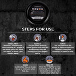 Tactiko Camping Fire Starter – Waterproof Survival Fire Starter for Wet Wood & Emergency Kits – 5 Minute Burn Time, 50 Uses, 60G – Lightweight Campfire Accessory for Hiking & Backpacking