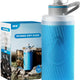 700Ml Collapsible Water Filter Bottle,Squeeze Water Filtered Bottle，Bpa-Free, Ultra Light Emergency Survival Water Filter，Perfect for Hiking, Backpacking, Camping