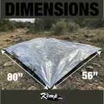 Emergency Mylar Blanket Pack of 25 Lightweight Thermal Reflective Survival Blanket First Aid Disaster Preparedness Camping Vehicle Bug Out Bag Emergency Supply Gear