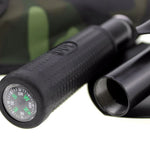 Foldable Portable Truck Mounted Engineer Shovel Camping Tent Outdoor Shovel Self-Defense Survival Tool Compass Storage Bag