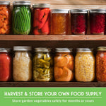 100 Pack Farmer Kit Vegetable Seeds - Non GMO Heirloom Full Sun Annual - Emergency Seed Bank Survival Gear