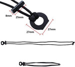 Fire Starter Survival Necklace with Ferro Rod, Striker, and Tinder Cord.