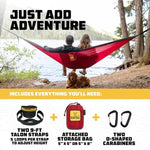 Camping Hammock ? up to 500Lbs Portable Hammock with Tree Straps - Travel, Backpacking, Hiking, Outdoors Camping Gear - Single or Double