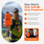 Emergency Sleeping Bag ? Ultralight, Waterproof Mylar Thermal Bivy Sack Tent for Hiking, Bug-Out Bags, Survival Kits