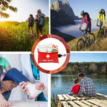 Small First Aid Kit -98 Piece First Aid Kit, Small Travel First Aid Kit Treat An