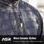 Micro EDC Ceramic Striker Survival Fire Starter - Create Sparks Emergency Survival Tool