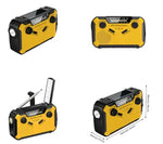 Multifunctional Radio Hand Crank Solar USB FM/ AM Radio Emergency Flashlight Power Bank High Quality 4000Mah Power Bank Radio