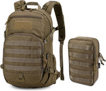 25L Tactical Backpack + Molle Tactical Utility Pouch