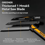 SK5 Steel Folding Saw - Thickened Rustproof Adjustable Hand Wood Saw for Professional Woodworking & Outdoor Use