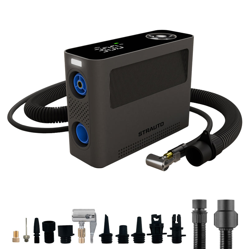 Strauto Rechargeable 120PSI Universal Inflator with Power Bank