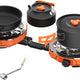 2-Burner Propane Camp Stove Kit - 20,000 BTU