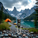 Black Carabiner Key Chain Compass Thermometer Metal Camping Outdoor Gadgets Hiking Survival to Multifunctional Mountaineering Sports Outdoor Recreation Accessories