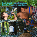 Filters-Clean Survival Water Filter Straw – 0.1 Micron Portable Personal Water Filter, 4,000L (1,056 Gallon) Capacity – Removes 99.9999% Bacteria & Protozoa – Hiking, Camping & Emergency - 4 Pack