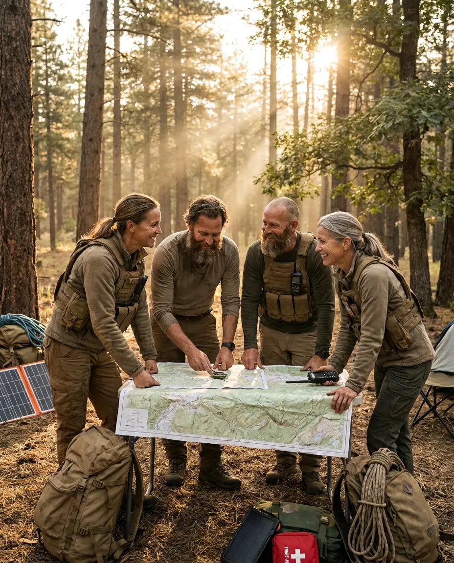 PrepWiseGear team in the field